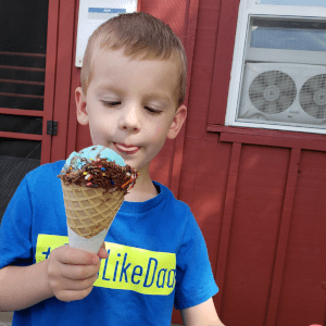 boy and ice cream