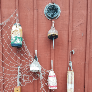 buoys on house